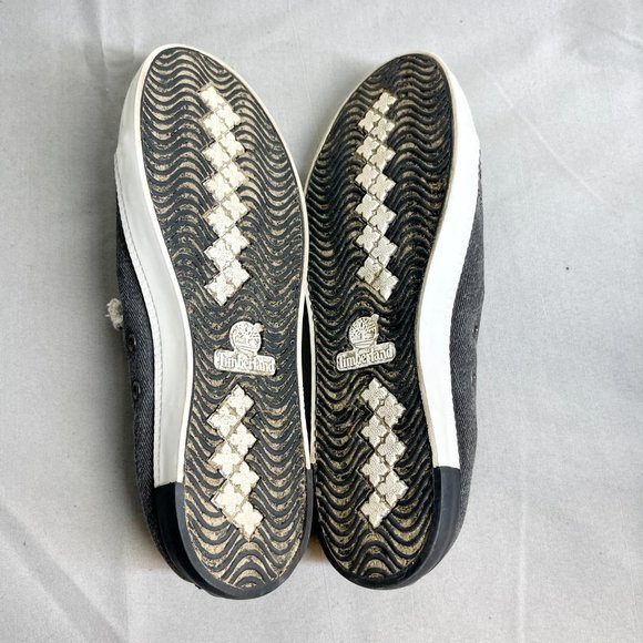 Timberland Women’s Grey A15MU Newport Bay Canvas Sneakers Size 7 - Picture 4 of 5